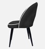Luna Curve Accent Chair In Dark Grey Colour