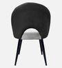 Luna Curve Accent Chair In Light Grey Colour