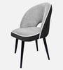 Luna Curve Accent Chair In Light Grey Colour