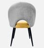 Luna Curve Accent Chair In Yellow Colour
