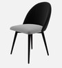 Luna Luxe Dining Chair In Dark Grey Colour