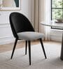 Luna Luxe Dining Chair In Dark Grey Colour