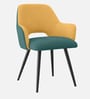 Luna Luxe Dining Chair In Green Colour