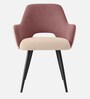 Luna Luxe Dining Chair In Pink Colour