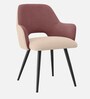 Luna Luxe Dining Chair In Pink Colour