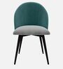 Luna Luxe Dining Chair In Teal Colour