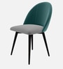 Luna Luxe Dining Chair In Teal Colour
