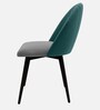 Luna Luxe Dining Chair In Teal Colour