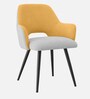 Luna Luxe Dining Chair In Yellow Colour