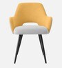 Luna Luxe Dining Chair In Yellow Colour