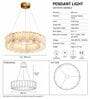 Luna Marble Ring Chandelier   800mm
