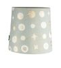 Gold & Grey Luna Minimalist Metal Medium Taper Shade Table Lamp