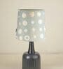 Gold & Grey Luna Minimalist Metal Medium Taper Shade Table Lamp