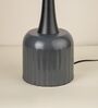 Gold & Grey Luna Minimalist Metal Medium Taper Shade Table Lamp