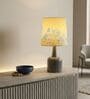Yellow Luna Minimalist Metal Table Lamp