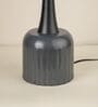 Off White Luna Minimalist Metal Tall Shade Table Lamp