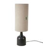 Off White Luna Minimalist Metal Tall Shade Table Lamp