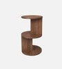 Luna Round Coffee Table in Walnut finish