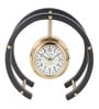 Luna Serenade Gold Aluminium Table Clock