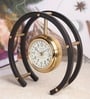 Luna Serenade Gold Aluminium Table Clock