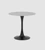 Luna Stone Top Outdoor Table In Grey Finish