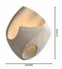 Luna Stone Finish Wall Light
