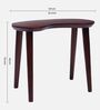 Luna Teak Wood End Table In Brown Colour