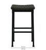 Lunar Wicker 2 Seater Bar Set In Black Finish