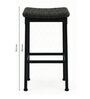 Lunar Wicker 2 Seater Bar Set In Black Finish