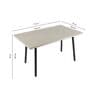 Lunar Wicker 4 Seater Dining Set In Dimgrey Finish