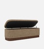 Lunara Edge Storage Bench In Capuccino Colour