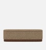 Lunara Edge Storage Bench In Capuccino Colour