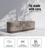 Lunara Edge Storage Bench In Capuccino Colour