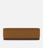 Lunara Edge Storage Bench In Caramel Brown Colour