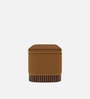 Lunara Edge Storage Bench In Caramel Brown Colour