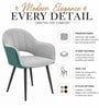 Lunara Premium Armchair In Green Colour