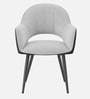 Lunara Premium Armchair In Light Grey Colour