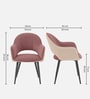 Lunara Premium Armchair In Pink Colour