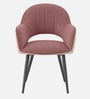 Lunara Premium Armchair In Pink Colour