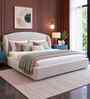 Lunaro King Size Bed With Storage In Grey Colour