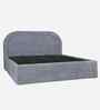 Lunaro King Size Bed With Storage In Grey Colour