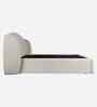 Lunaro King Size Bed With Storage In Grey Colour