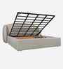 Lunaro King Size Bed With Storage In Grey Colour