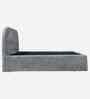 Lunaro King Size Bed With Storage In Grey Colour