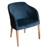 Luno Armchair In Navy Blue Colour
