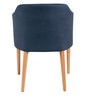 Luno Armchair In Navy Blue Colour