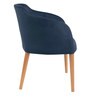 Luno Armchair In Navy Blue Colour