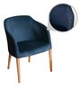 Luno Armchair In Navy Blue Colour