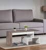 Lupa Coffee Table In Marble & White Colour