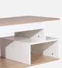 Lupa Coffee Table In Oak & White Colour